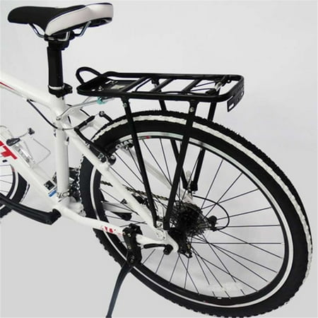 Bicycle Cycle Bike Seat Post Frame Carrier Holder Heavy Duty Aluminum Alloy Cargo Racks Rear Pannier Rack Luggage Carrier Fits Size 24''-28'' Wheels Stream Liner