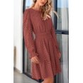 thumbnail image 4 of Minivestido PRETTYGARDEN 2025, manga larga, cuello en V, para mujer, 4 of 9