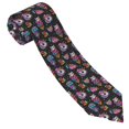 thumbnail image 3 of Fotbe Rainbow Unicorn And Cat Icecream Corbata Clásica para Hombre con Estampado – Corbata de Seda Jacquard Tejida, para Negocios, Bodas y Eventos Formales, 3 of 7