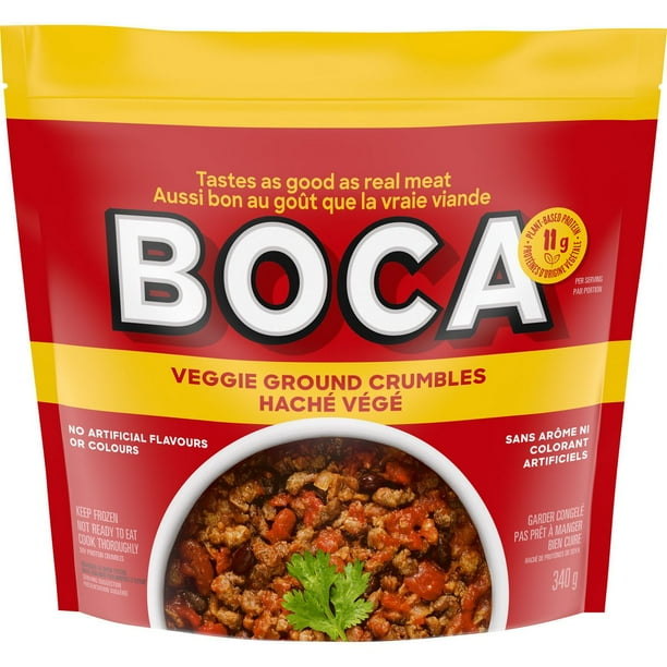 BOCA Veggie Frozen Ground Crumbles Walmart.ca