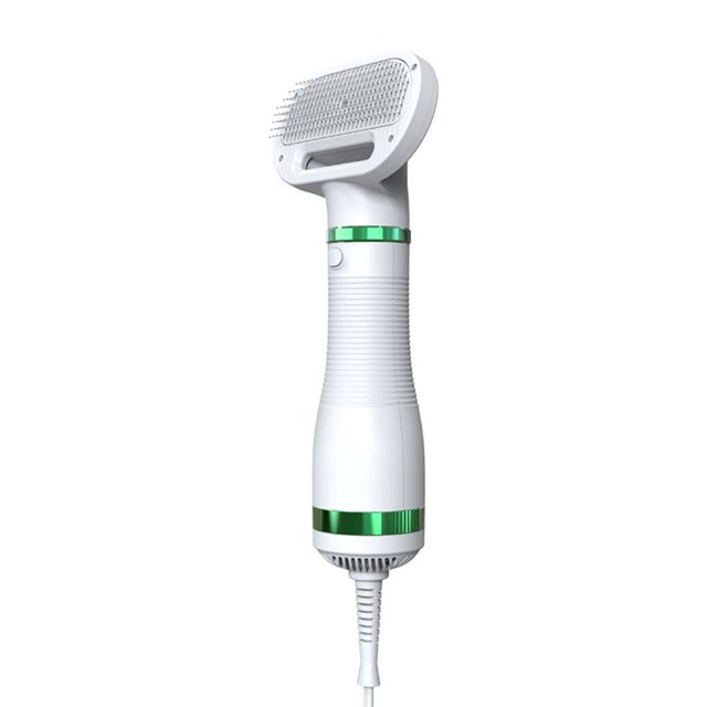Billuyoard Secador de pelo para mascotas, 300W, ajustable, 2 en 1, cepillo para el pelo para mascotas, mango de bajo ruido, soplador para acicalamiento de Suministros para perros