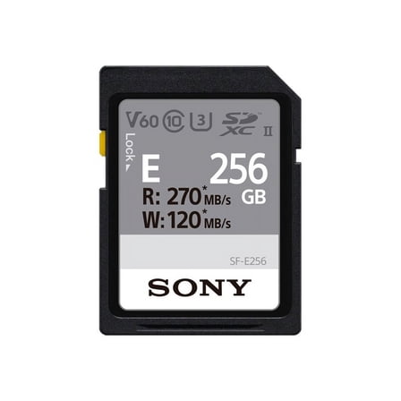 Sony SF-E Series SF-E256 - Flash memory card - 256 GB - UHS-II U3 / Class10 - SDXC UHS-II