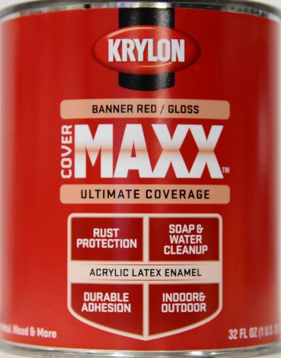 Krylon Latex Banner Red Quart