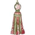 thumbnail image 1 of 123 Creations C450UU.8 Inch Initial Tassel - Green and Pink, 1 of 1