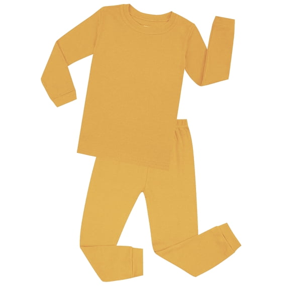 Elowel Pajama Set for Women and Men 2 Pack 100% Cotton Adult PJs Beige Size XL