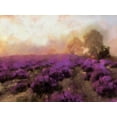 thumbnail image 2 of Saunders, Alonzo 18x15 White Modern Wood Framed Museum Art Print Titled - Purple Countryside I, 2 of 4