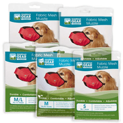 GG Fabric Mesh Muzzle Red XL