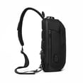 thumbnail image 4 of Bolsa de pecho ozuko portátil de gran capacidad de múltiples funciones bolsa de cofre de hombre a pr Tomshoo  Bolsa de pecho, 4 of 7