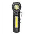 thumbnail image 1 of Linterna LED COB para acampar, resistente al agua, para correr, ciclismo (negro), 1 of 7