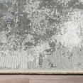 thumbnail image 6 of Well Woven Abstract Marrakech Modern Mid-Century Brushstroke Flat-Weave Gray 7'7" x 9'10" Area Rug, 6 of 7