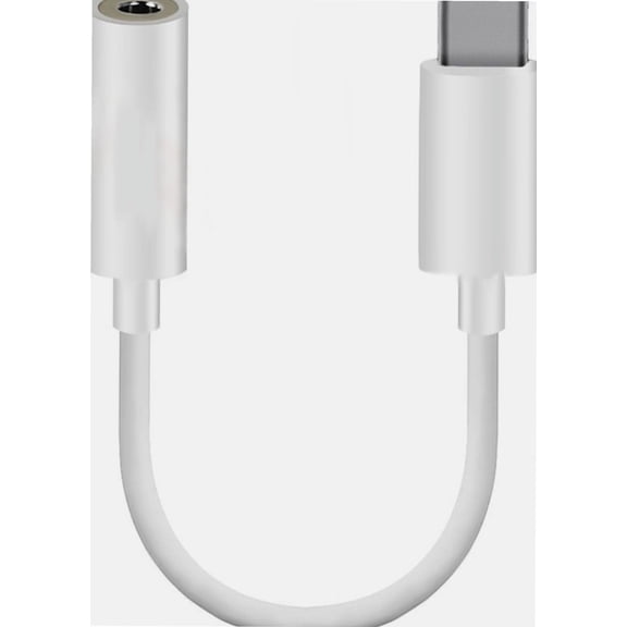 USB 3.1 Type-C Headset Jack Suitable for Apple iPad Pro 11 Inch USB-C to 3.5 mm Headphones Digital Connection Socket Aux-In Audio Adapter Cable White