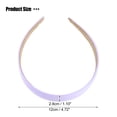 thumbnail image 2 of Diadema de ante para mujer Unique Bargains antideslizante morado 1 pulgada de ancho, 2 of 7