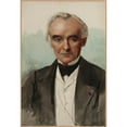 thumbnail image 3 of Mathilde Bonaparte 14x18 Black Modern Framed Museum Art Print Titled - Portrait of Prosper Merimee (1869), 3 of 5