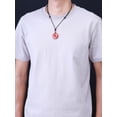 thumbnail image 2 of COAI Red Jasper Stone Round Donut Pendant Necklace for Men and Women, 2 of 4
