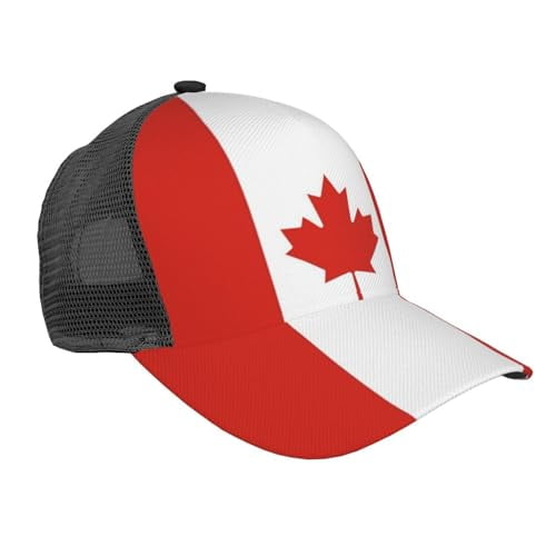 Canada Flag Baseball Hat Adjustable Flag Trucker Hat Sun Caps Outdoor for Women and Men
