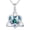 D-Celtic Knot, variant on Celtic Knot Cross Pendant Necklace for Women 925 Sterling Silver Green Heart Irish Claddagh Necklace Jewelry Gift for Mom Wife Grandma Birthday Valentines Day Christmas