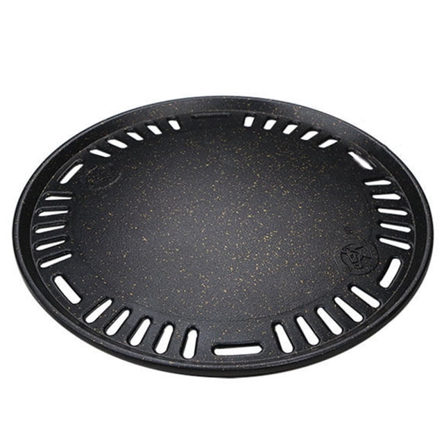Poêle à Gril BBQ Coréenne, Poêle à Gril BBQ Ronde pour l'Intérieur