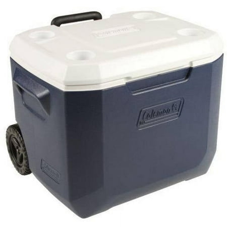 Coleman® 50-Quart Xtreme® 5-Day Hard Cooler with Wheels, Dark Blue