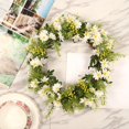 thumbnail image 2 of Guirnalda de margaritas, corona de flores artificiales, flor artificial, colgante decorativo, primavera, crisantemo, hogar, Pascua, 2 of 6