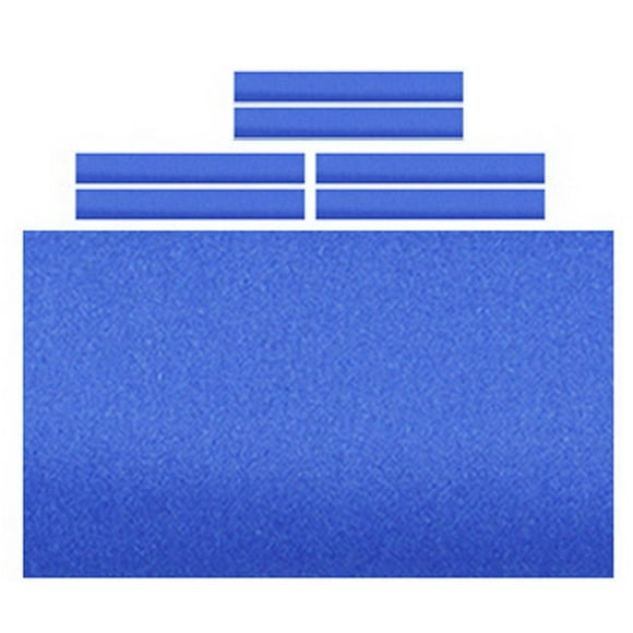 Nappe de Billard Professionnelle + 6 Bandes, Nappe de Snooker 8 Pieds Bleu