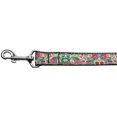 thumbnail image 1 of Turquoise Paisley Nylon Dog Leash 3/8 Inch Wide 4Ft Long, 1 of 1