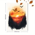 thumbnail image 3 of Qisvanset Framed Canvas Wall Art 12x16 Inch Birds Watching Matthew Colorful Biblical Wall Art, 3 of 5