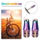 thumbnail image 3 of Tapa de válvula de neumático de bicicleta, 2 uds., cubiertas de vástago de rueda de neumático de válvula Presta de bicicleta de carretera, 3 of 5