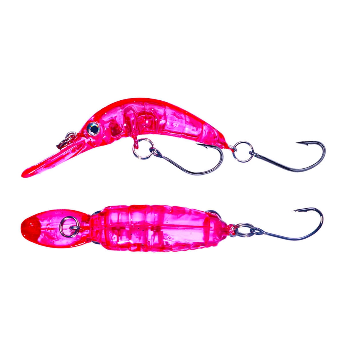 HENGJIA 24 Pack Fishing Lures Hard Baits, 3D Eyes Minnow Fishing Lures Crankbait, Swimbait Fishing Tackle Lure Kit for Freshwater/Saltwater/Topwater, Bass, Trout, Walleye, Redfish