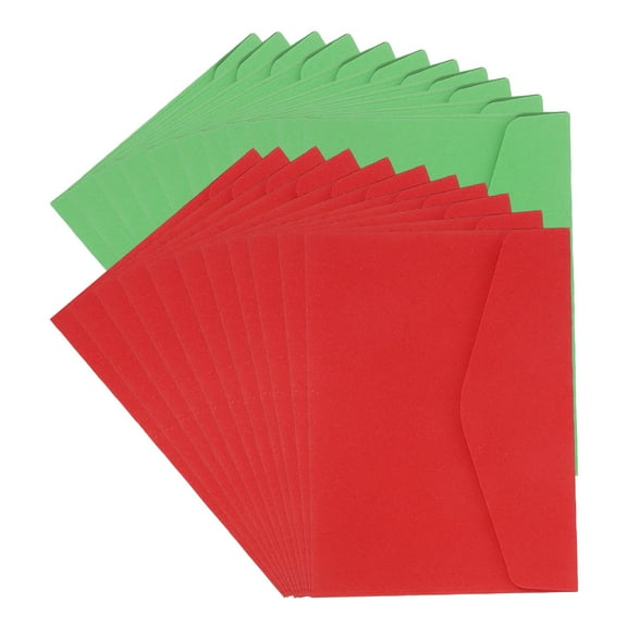 Raindrops 40pcs Mini Valentine Envelopes Small Paper Envelopes Library Card Envelopes Colorful Greeting Card Envelopes Blank Envelopes