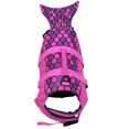 thumbnail image 1 of Chaleco salvavidas para perros, ajustable, antidesgarros, con fuerte flotabilidad y asa de rescate duradera. Ideal para perros medianos, natación, navegación, color rosa., 1 of 5