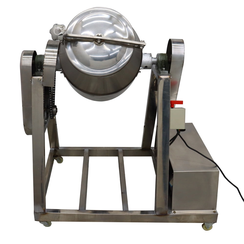 60L Drum Dry Powder Mixer Metal Metallurgy Powder Blender Particle Mixing Machine 110V Stainless Steel