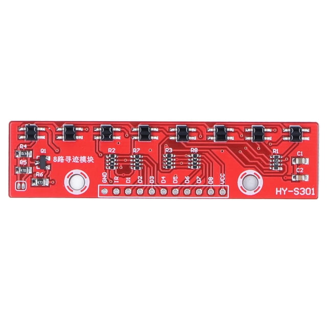 Módulo de sensor de detección por infrarrojos, módulo de seguimiento, módulo de seguimiento de 8 canales, módulo de sensor de bits de primera línea