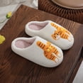 thumbnail image 7 of BERANMEY Cute Animal Slippers for Women Men Cartoon Womens Slippers Fuzzy Fall Winter Warm Cozy Couple House Slippers Shoes, 7 of 7
