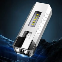 CxhicLuv 2-in-1 Flashlight & Power Bank 4.6x1.6 Inch – 1200mAh, 4 Modes, Bike-Mountable with USB Charging – Ideal for Cycling, Hiking, Emergency Phone Charging, Perfect for Outdoor Users