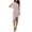Pink, variant on Bridesmaid High Waist Dress Women 2024 Summer Fashion Elegant One Shoulder Dress Ruffle Sleeve Wrap Ruched Bodycon Short Party Dresses