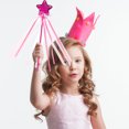 thumbnail image 3 of Baby Girl Glitter Star Wands Wands Angel Wands palos con accesorios de cintas, 3 of 5