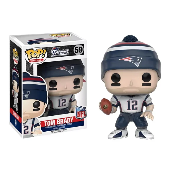 Funko Pop Tom Brady 59 Wave 3 White Jersey with Protector