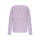 thumbnail image 5 of Suéter de cuello redondo para mujer, suéter de punto de color liso con cuello redondo y manga larga, tops para mujer, 5 of 8