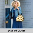 thumbnail image 6 of White Sunflower Drawstring Lunch Bag Women - Drawstring Lunch Bag Insulated for Work Office - Stain-Resistant Large Lunchbags for Women with Multi-Pockets, 6 of 6