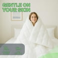 thumbnail image 2 of Sacred Thread Reversible Bamboo Comforter - Soft & Lightweight - Down Alternative Filling, Cooling, 2 of 8