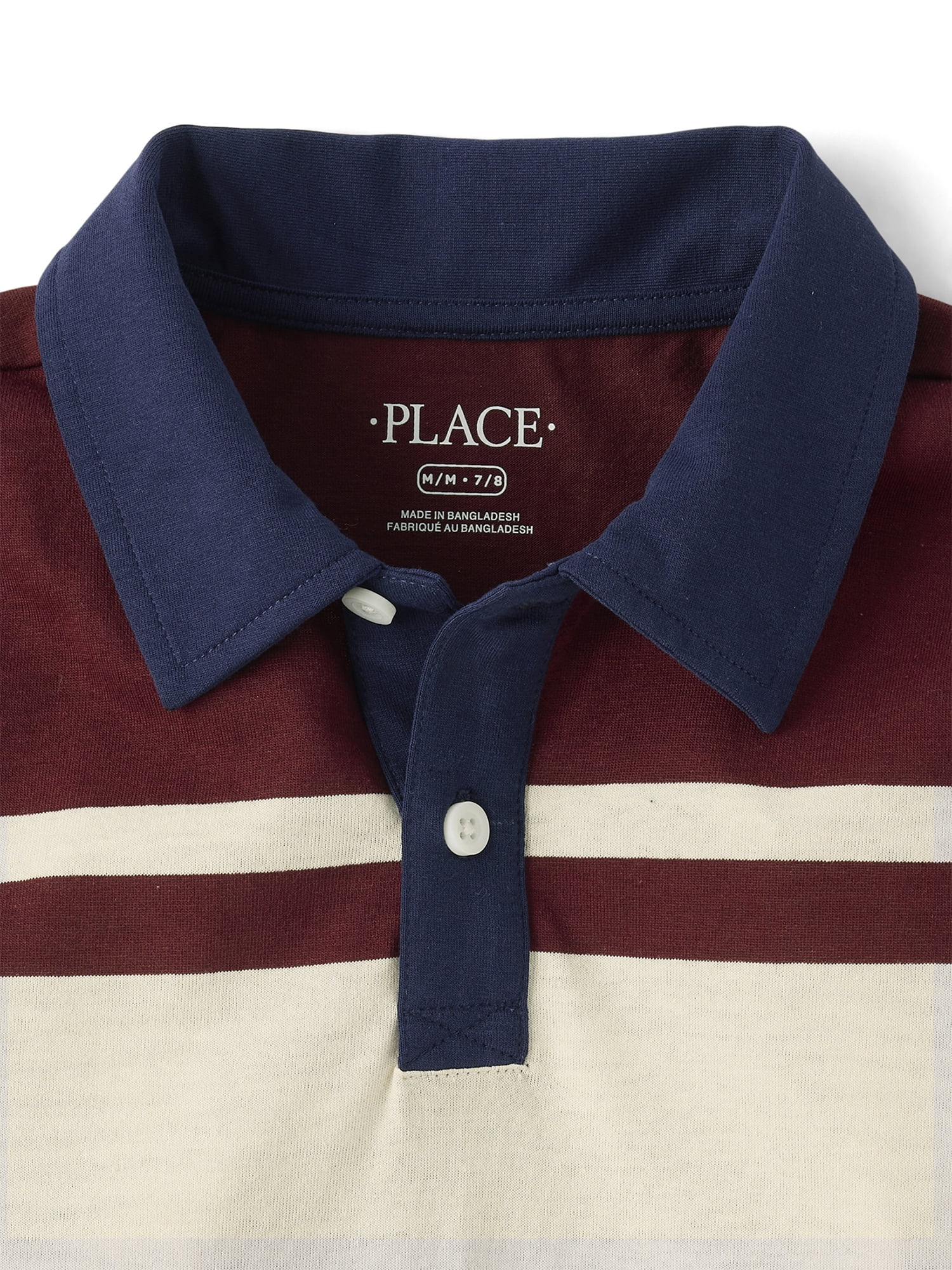 The Children's Place Boys Short Sleeve Colorblock Soft Jersey Polo, Sizes XS-XXL