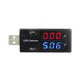 thumbnail image 1 of USB current voltage tester Digital measurement instrument double table display, 1 of 1