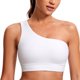 thumbnail image 1 of Top CRZ YOGA Butterluxe con un Hombro Sin Mangas Blanco M, 1 of 5