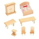 thumbnail image 1 of Juego de muebles para casa de muñecas, escala 1:12, minimuebles para casa de muñecas, cocina Conjunto de dormitorio, 1 of 7