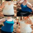 thumbnail image 4 of CHOK Camisoles à Soutien-Gorge Intégré pour Femmes, Bretelles Spaghetti Ajustables, Débardeur Sans Manches, Hauts d'Été, 4 of 6