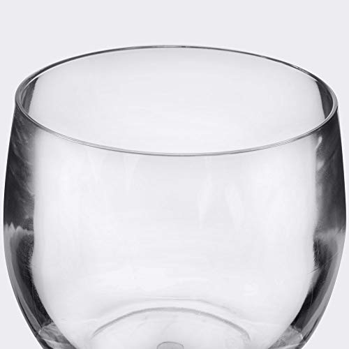G.E.T. Enterprises Clear 8oz. Stemless Wine, Break Resistant Dishwasher Safe San Stemless Wine Glasses Collection SW-1460-CL-EC (Pack of 4) - image 2 of 2