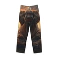 thumbnail image 2 of Vsdgher Lake Meditating Elephant Print Mens Pajama Pants Sleep & Lounge Pants, PJ Bottoms With elastic waistb and Pockets, 2 of 5