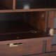 thumbnail image 4 of Contemporary Living Room Furniture for Tv Standing 72 Inch Wide Storage Cabinet Artisan SOLID WOOD Universal TV Media Stand My Lux Decor Round, 4 of 6