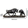 thumbnail image 3 of Figura De Toro Y Oso Feng Shui Moderna Con Soporte Para Libros De Pera Abrazable, Escultura De Animal De Cerámica Para Escritorio Y Estantería, Regalo, 3 of 8