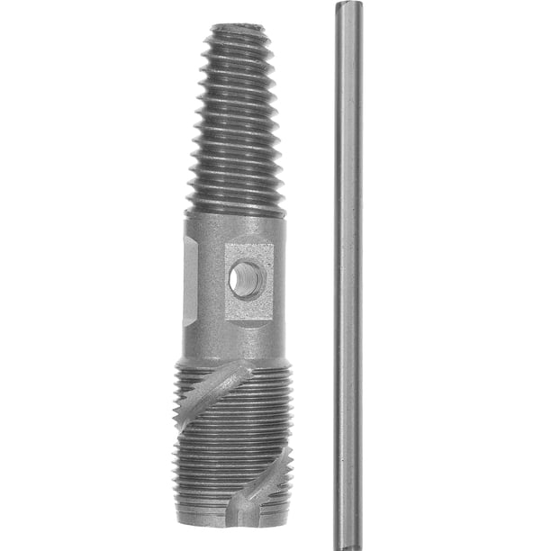 1 juego de extractor de tornillos de doble cabeza, herramienta resistente para extraer tornillos rotos de tuberías de agua, extractor de tornillos rotos, extractor de tuberías de agua rotos